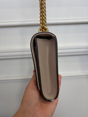 Louis Vuitton MM Louis Pochette In Smooth Leather Taupe Gold HW