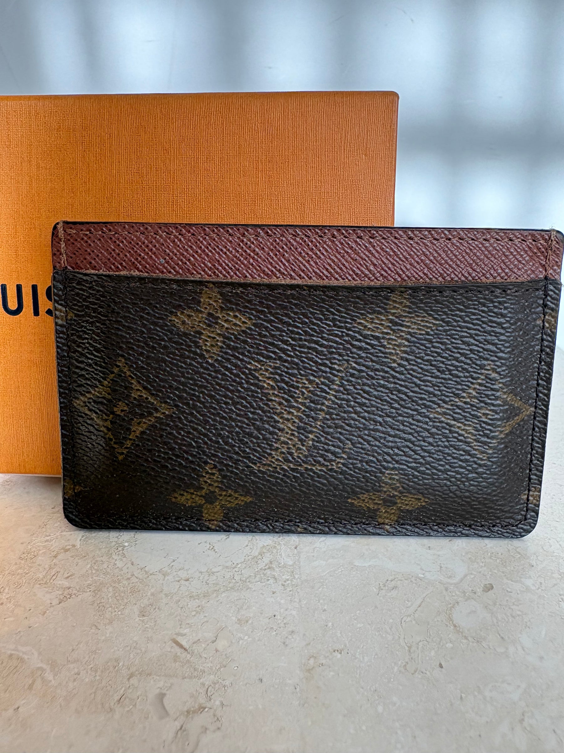 Louis Vuitton Canvas Monogram Card Holder