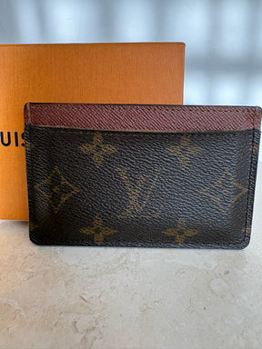 Louis Vuitton Canvas Monogram Card Holder