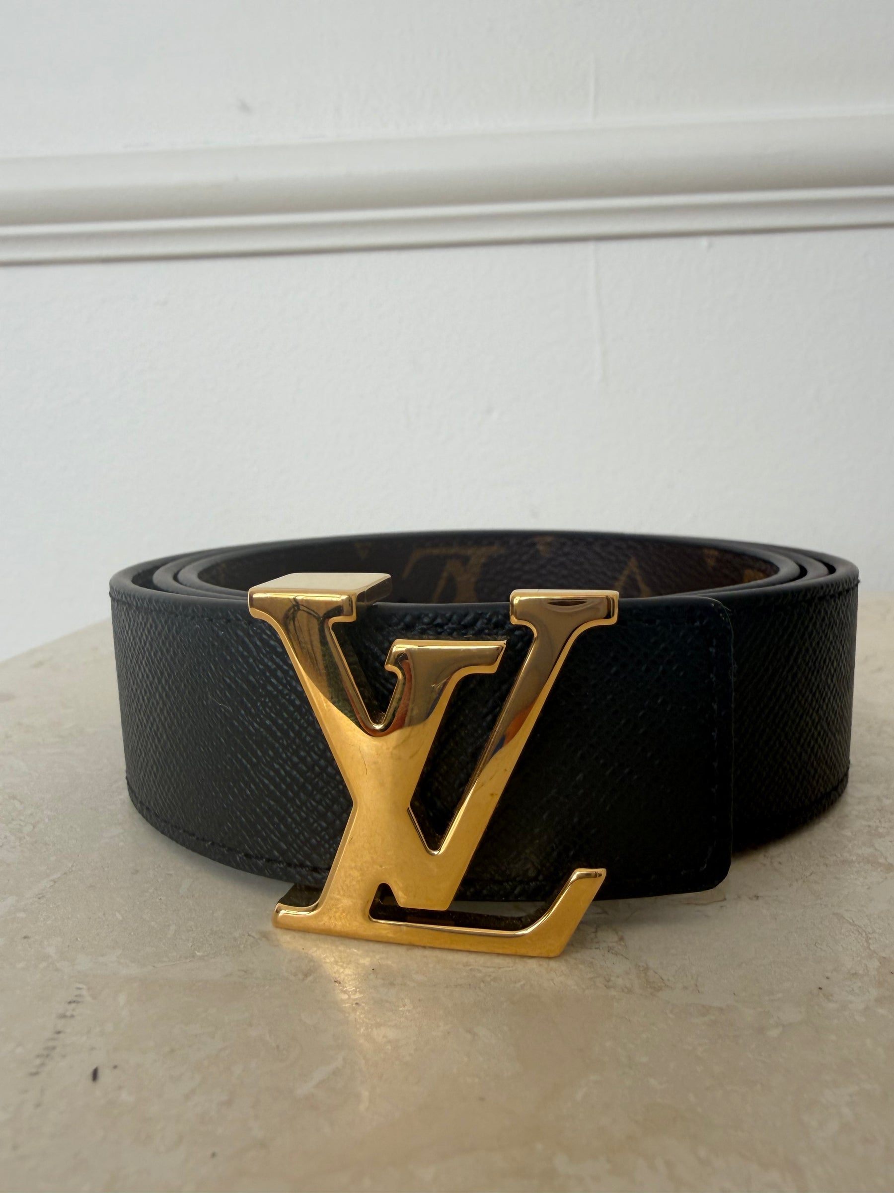 Louis Vuitton Reversible Monogram Belt, 80 / 32