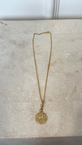 Baby Anything Saggitarius Pendant Necklace Gold