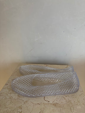 Ancient Greek Sandals Clear Jelly Ballet Flats, 39