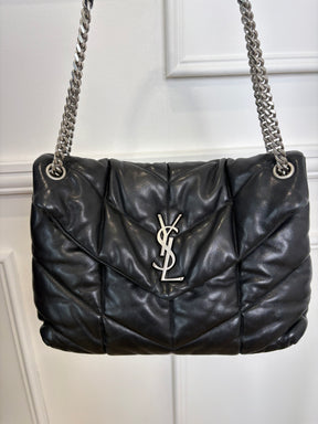 Saint Laurent Lou Puffer In Lambskin Medium