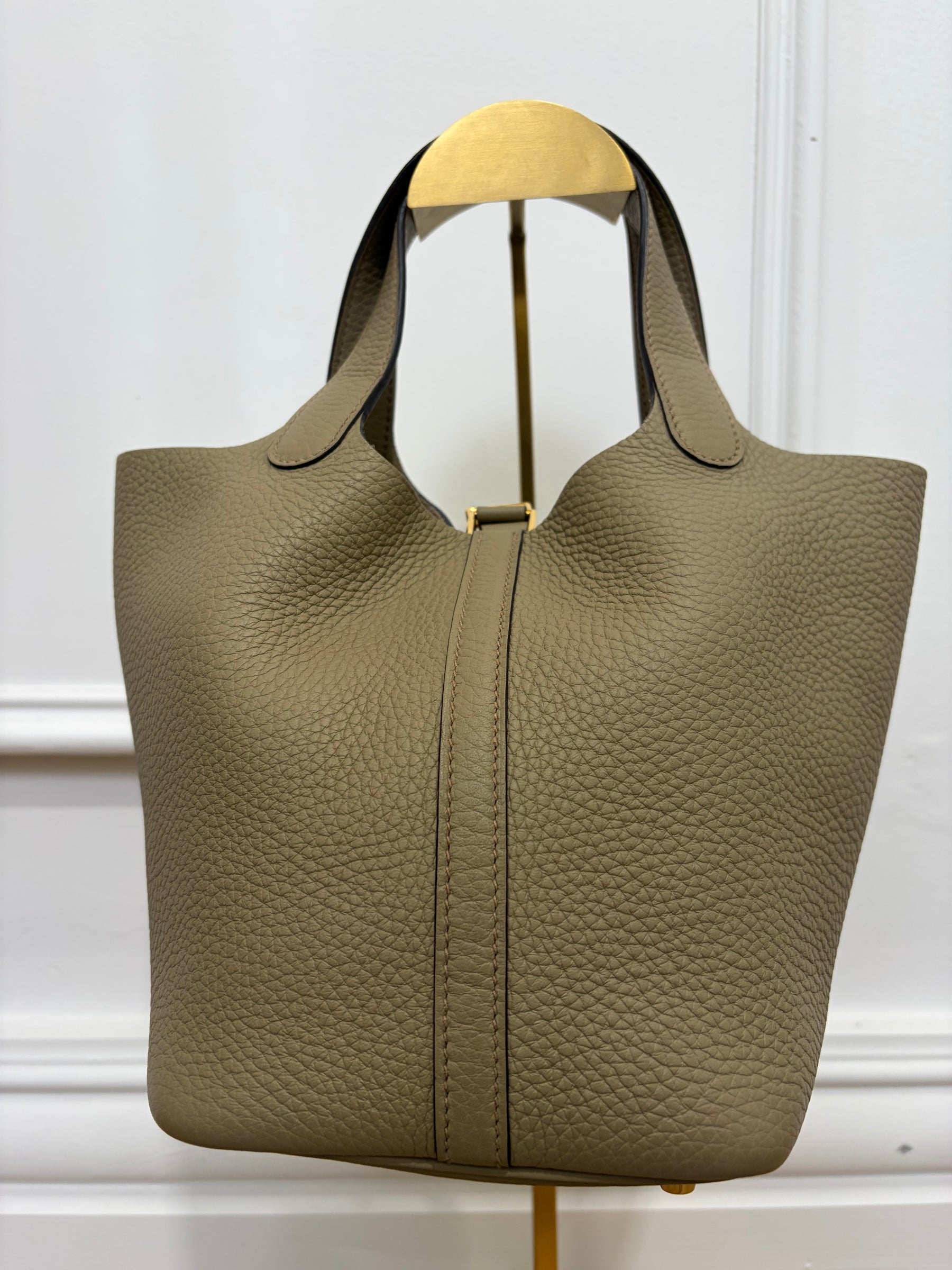 Hermes Sac Picotin Lock 18 In Beige