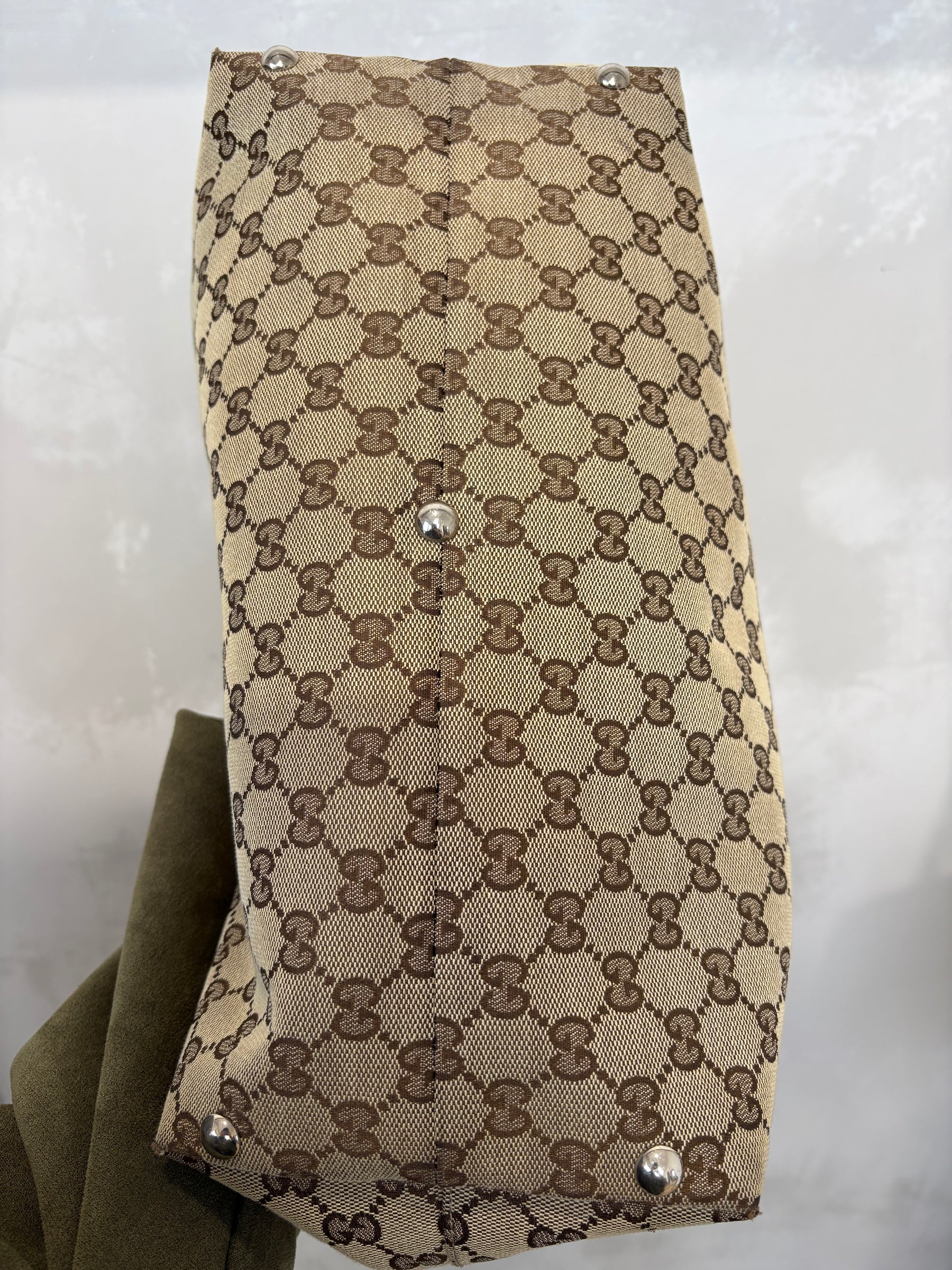 Gucci Monogram Canvas Tote