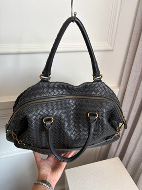 Bottega Veneta Intrecciato Large Zipped Tote