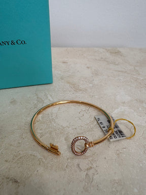 Tiffany & Co 18  Karat rose gold l Key Wire Blt 0.18 Karat Diamonds, m
