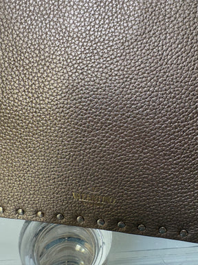 Valentino Garavani Bronze Rockstud Pouch