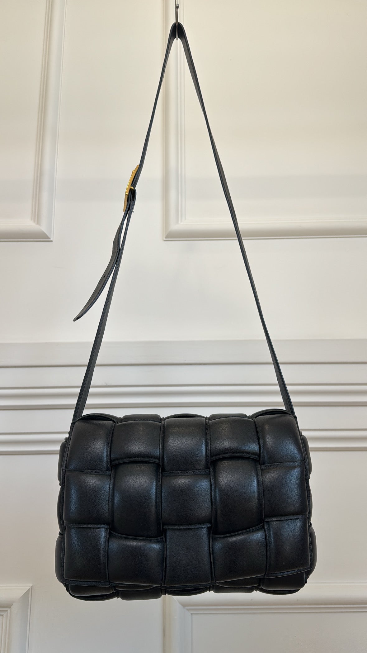 Bottega Veneta Black Padded Cassette Bag