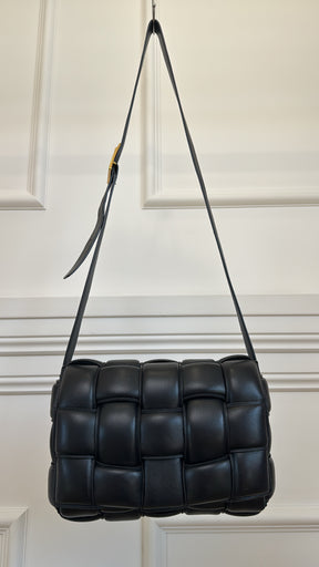 Bottega Veneta Black Padded Cassette Bag