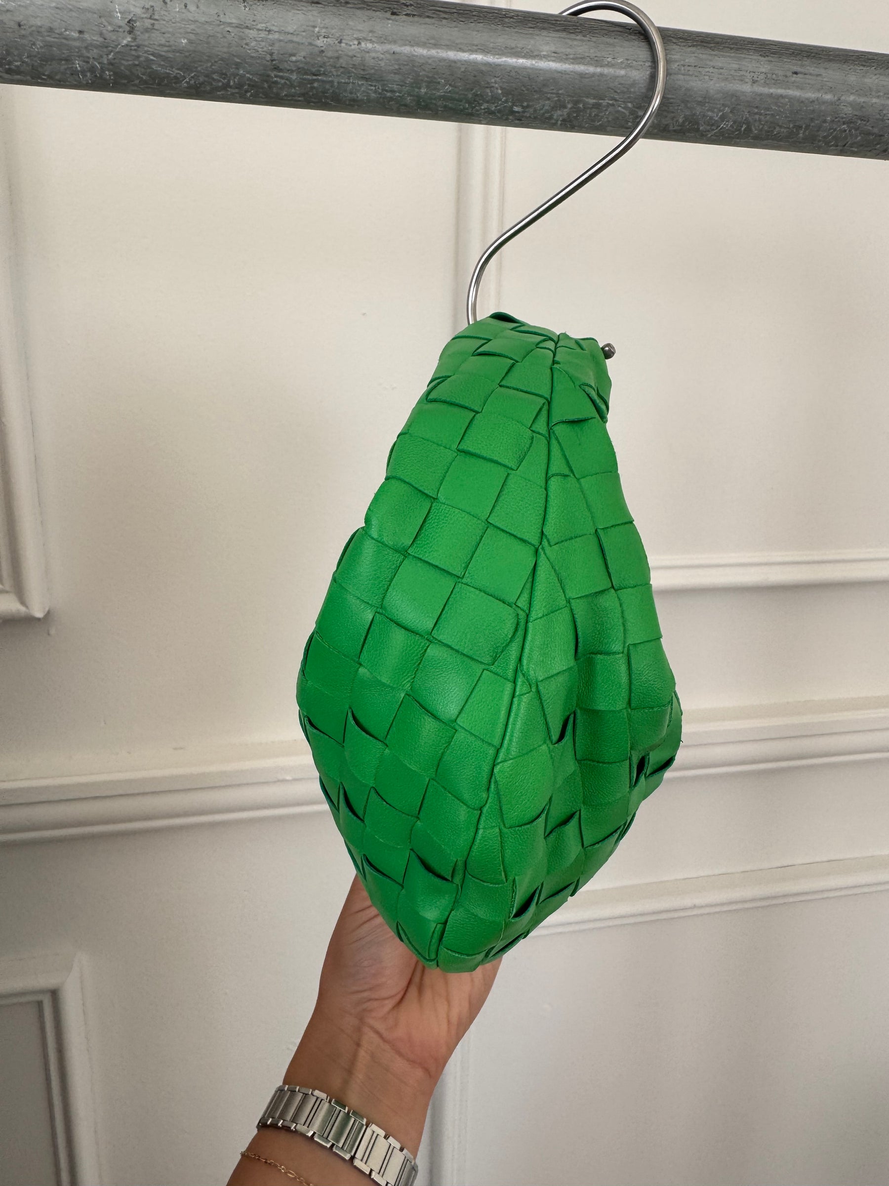 Bottega Veneta Parakeet Green Mini Jodie