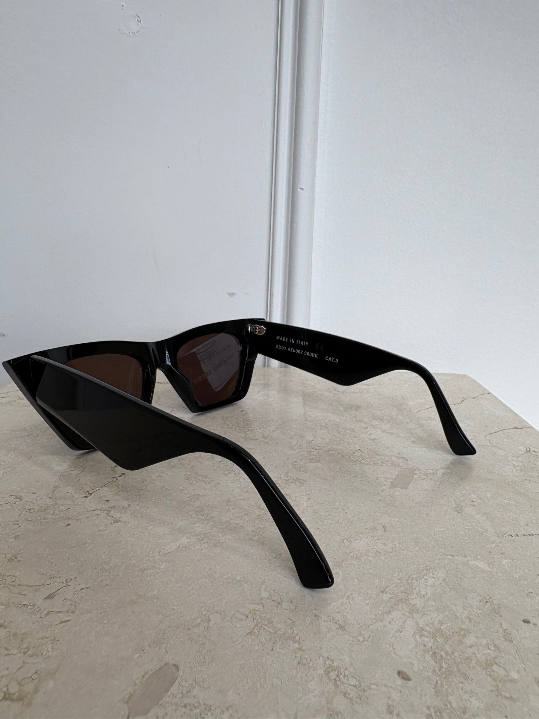 Phoebe Philo Black Peak Cat Eye Sunglasses