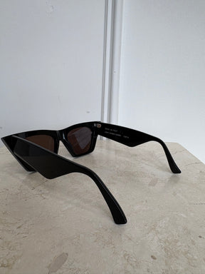 Phoebe Philo Black Peak Cat Eye Sunglasses