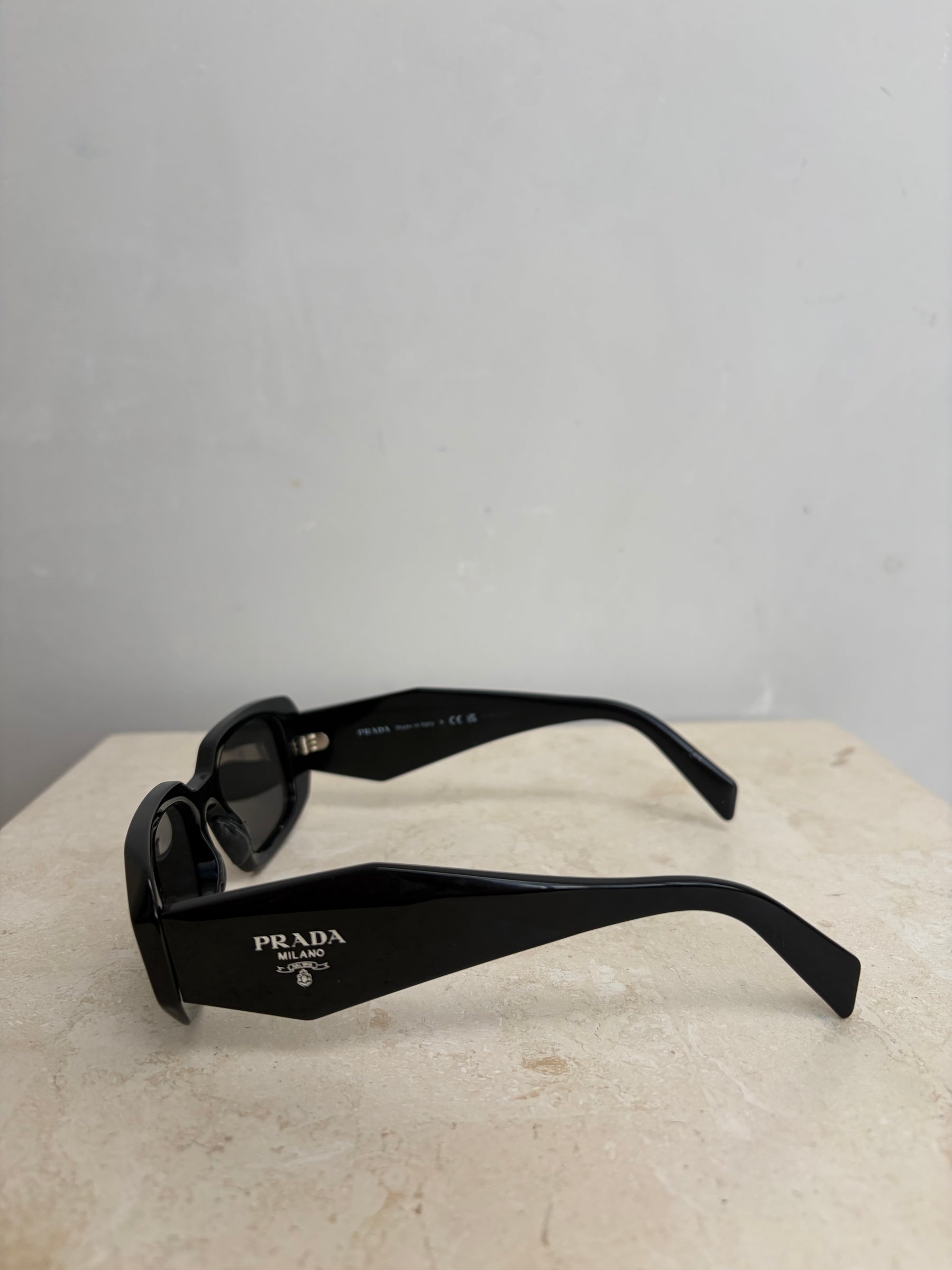 Prada Rectangle Sunglasses Black