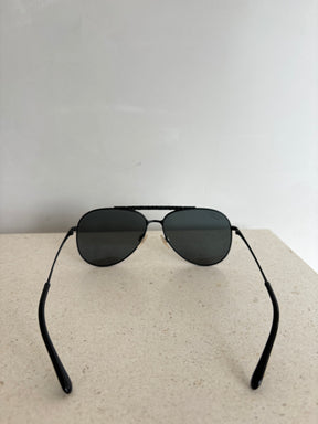 Chanel Black Aviator Sunglasses