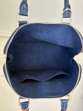Louis Vuitton Navy Epi Leather Alma PM Bag