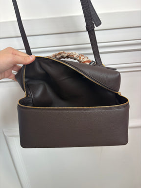 Loro Piana Chocolate Leather Extra Pocket L27