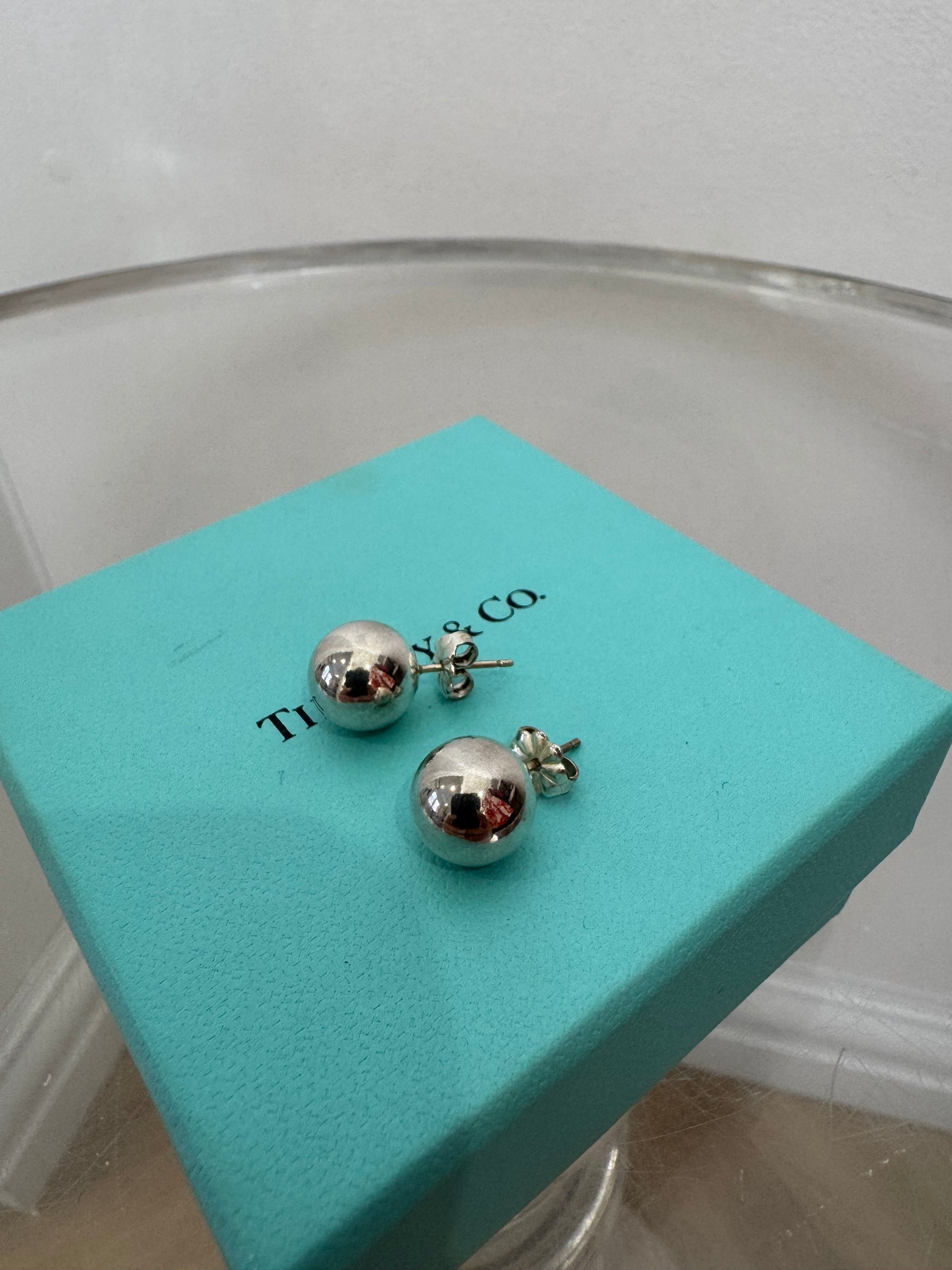 Tiffany & Co. Silver Ball Stud Earrings
