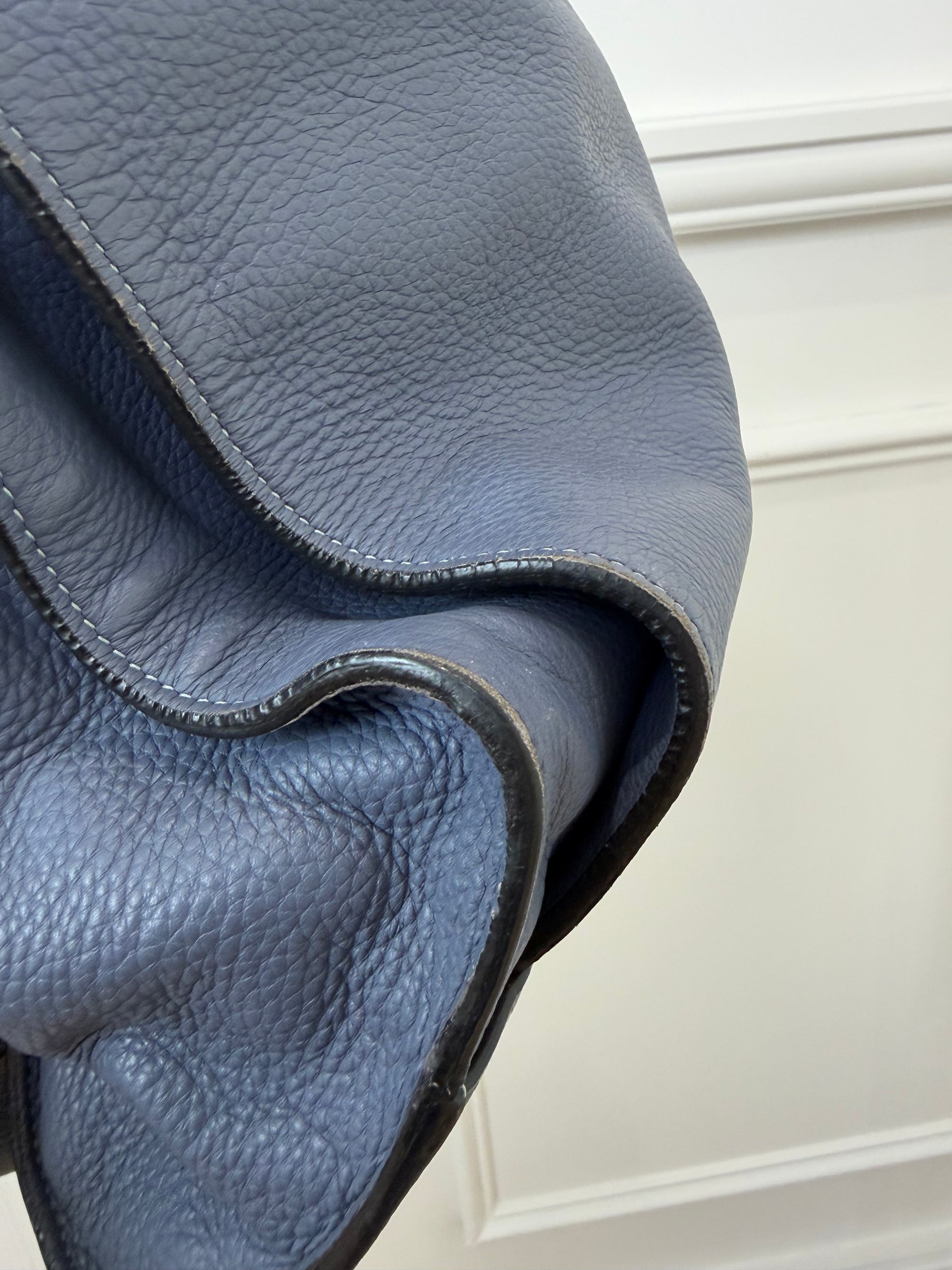 Chloé Steel Blue Leather Tote