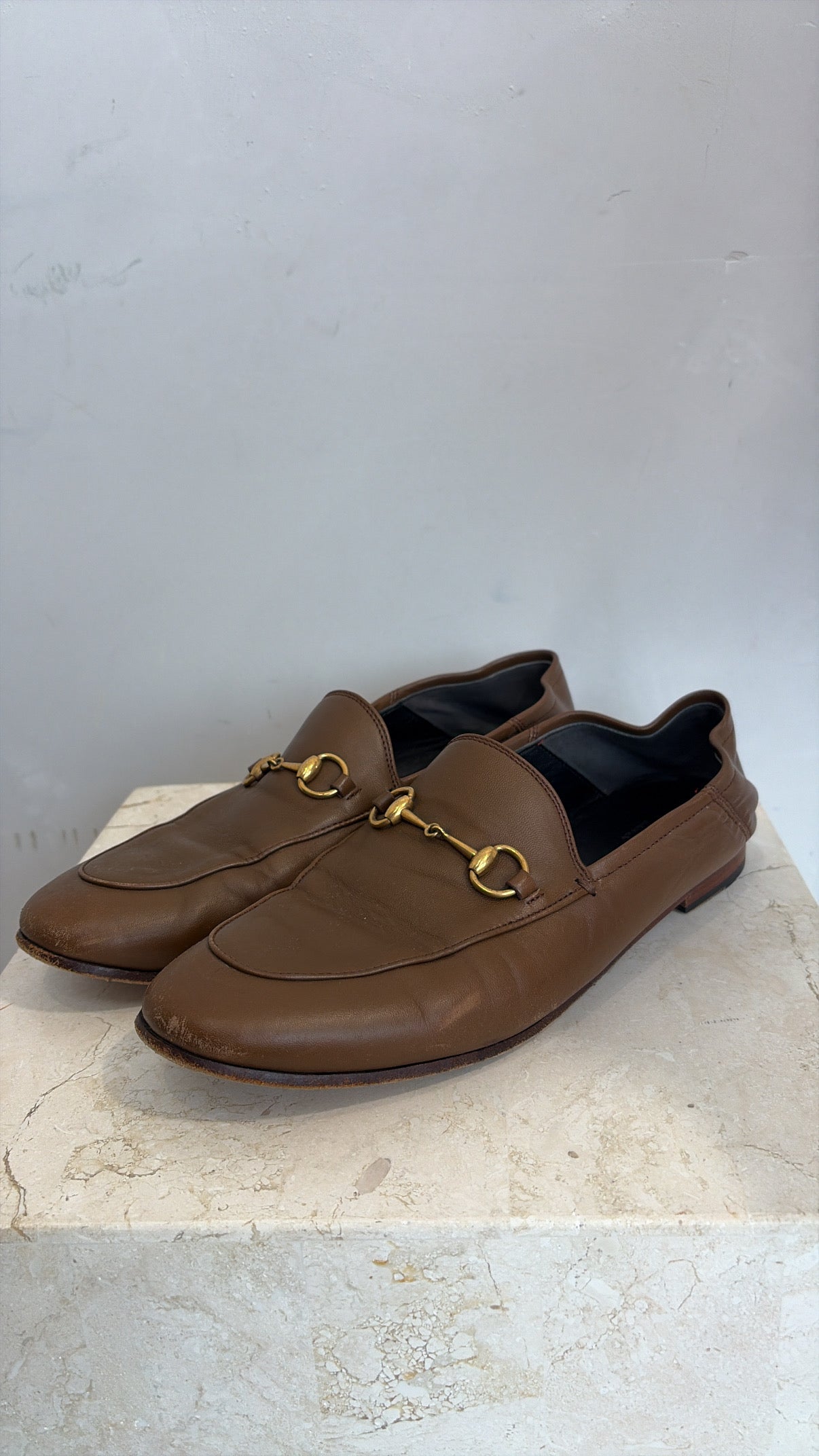 Gucci Horsebit Loafer Brown, 38.5