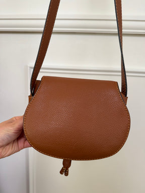 Chloé Tan Leather Marcie Bag