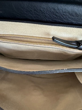 Chloé Black Leather and Suede Faye Bag