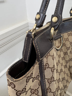 Gucci Monogram D Ring Tote