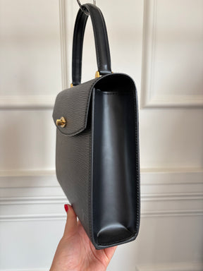 Louis Vuitton Black Epi Leather Top Handle Bag