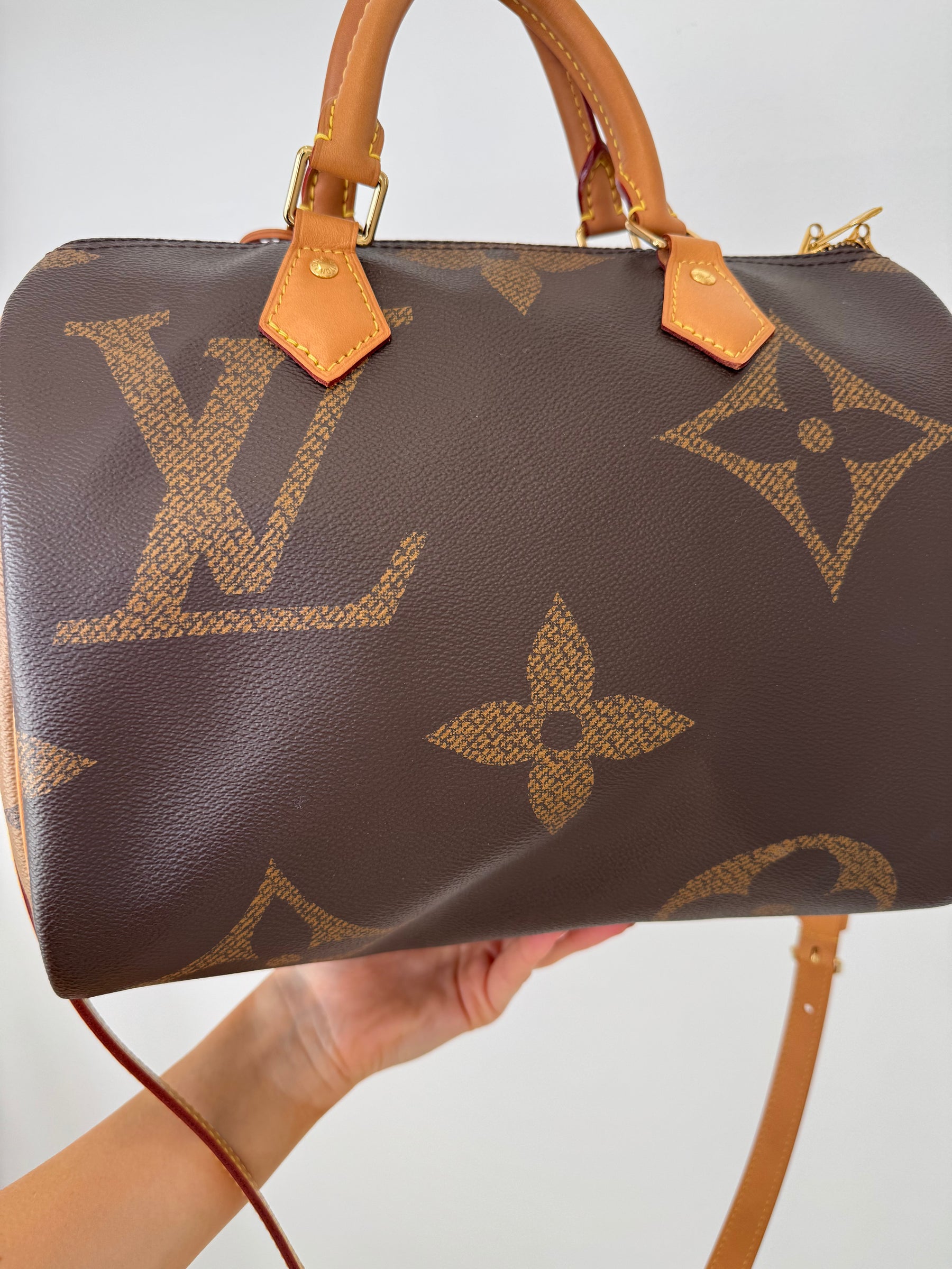 Louis Vuitton Giant Monogram Speedy Bandoulière 30 Shoulder Bag