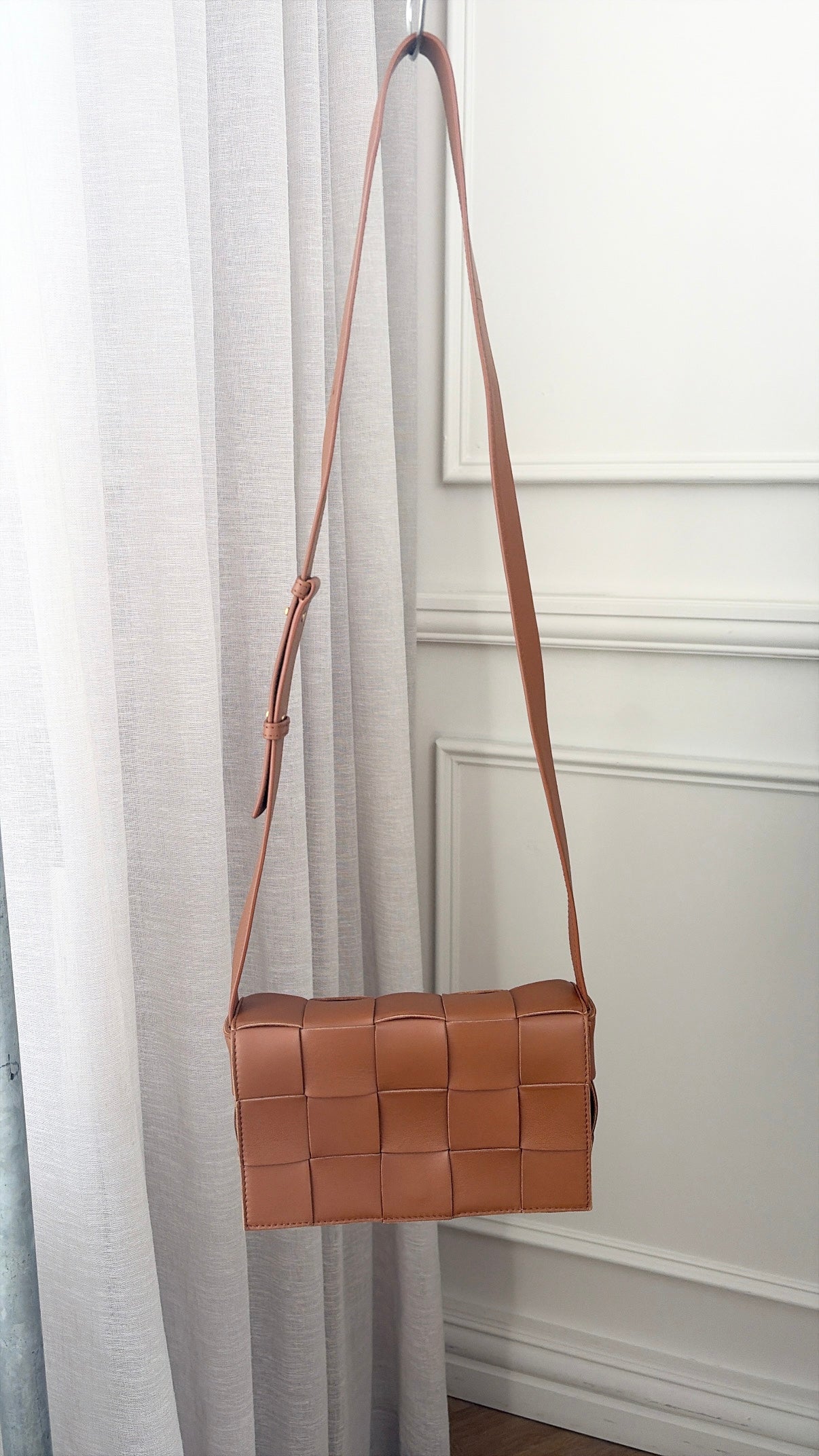 Bottega Veneta Tan Leather Casette Bag