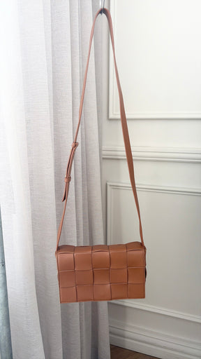 Bottega Veneta Tan Leather Casette Bag