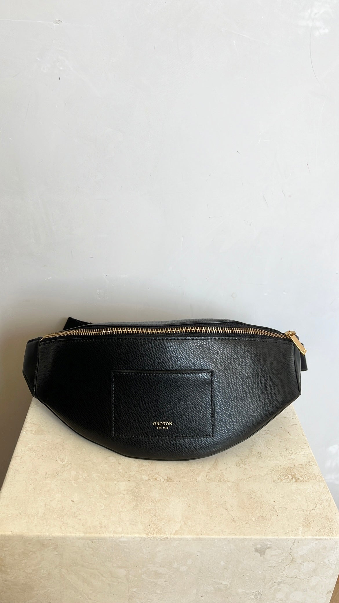Oroton Black Belt Bag
