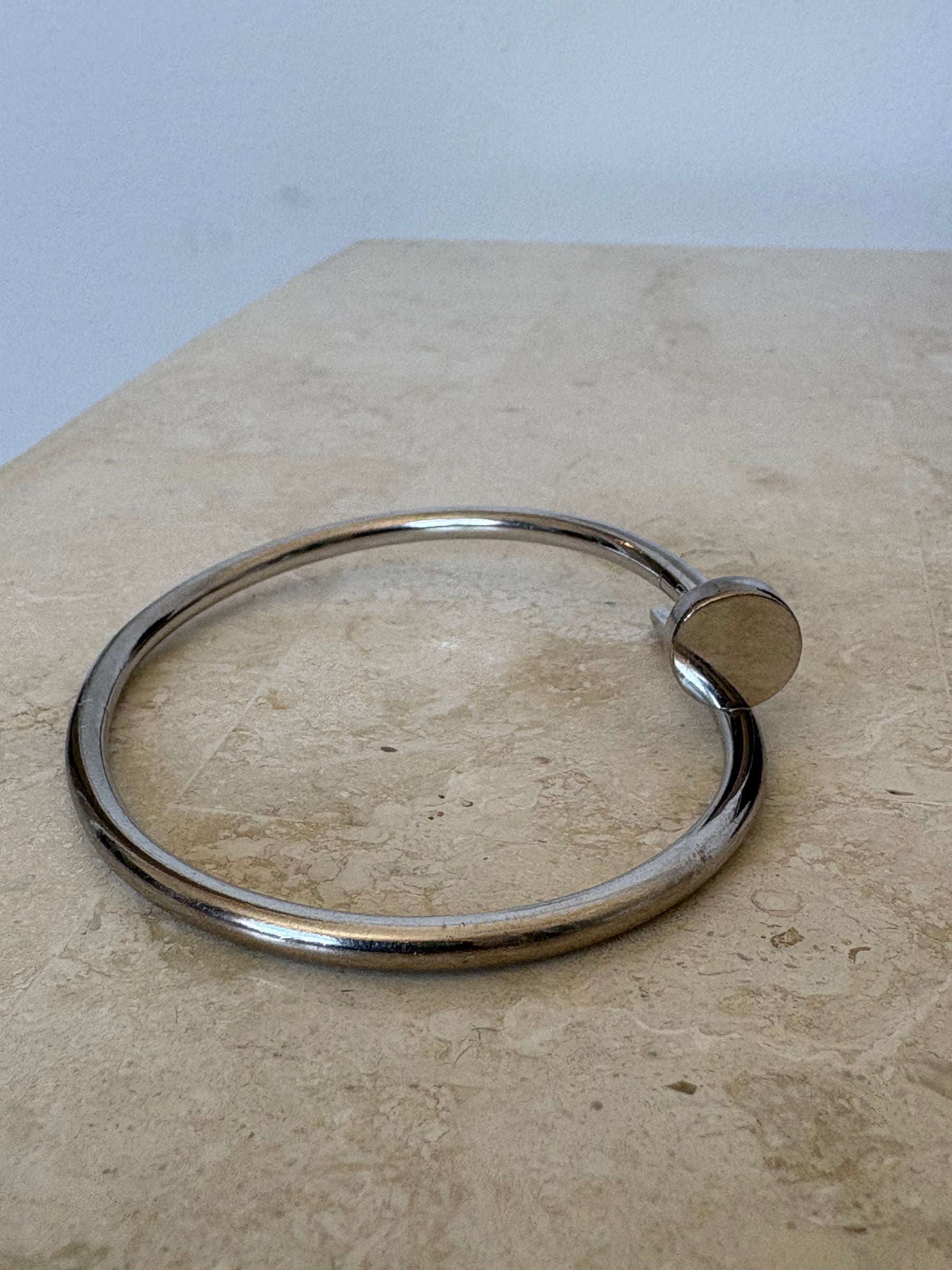 Cartier Juste Un Clou Bracelet in White Gold, 18