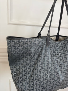 Goyard Saint Louis Coated Canvas GM Tote Bag Grey