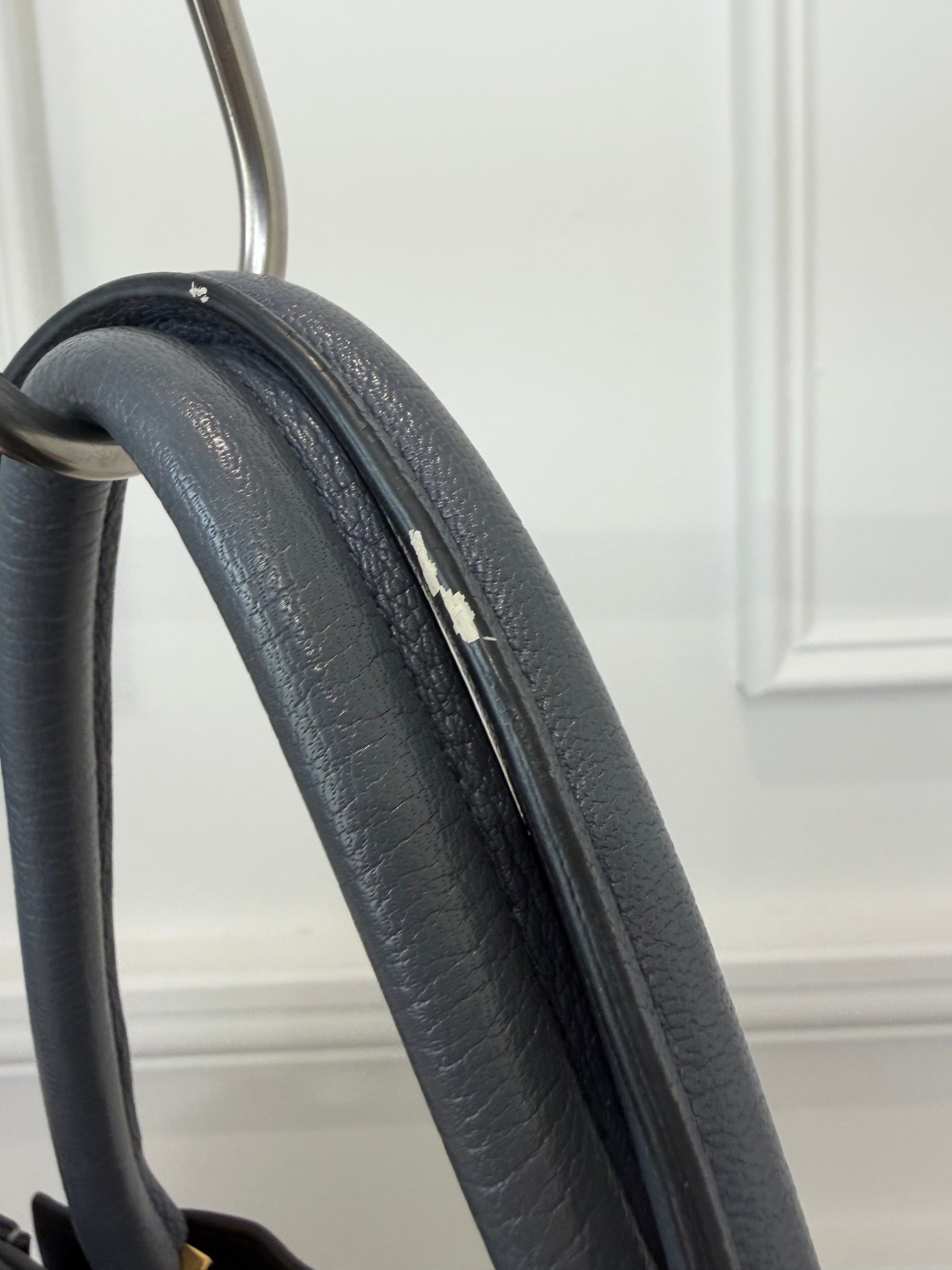 Chloé Steel Blue Leather Tote