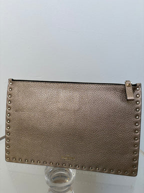 Valentino Garavani Bronze Rockstud Pouch