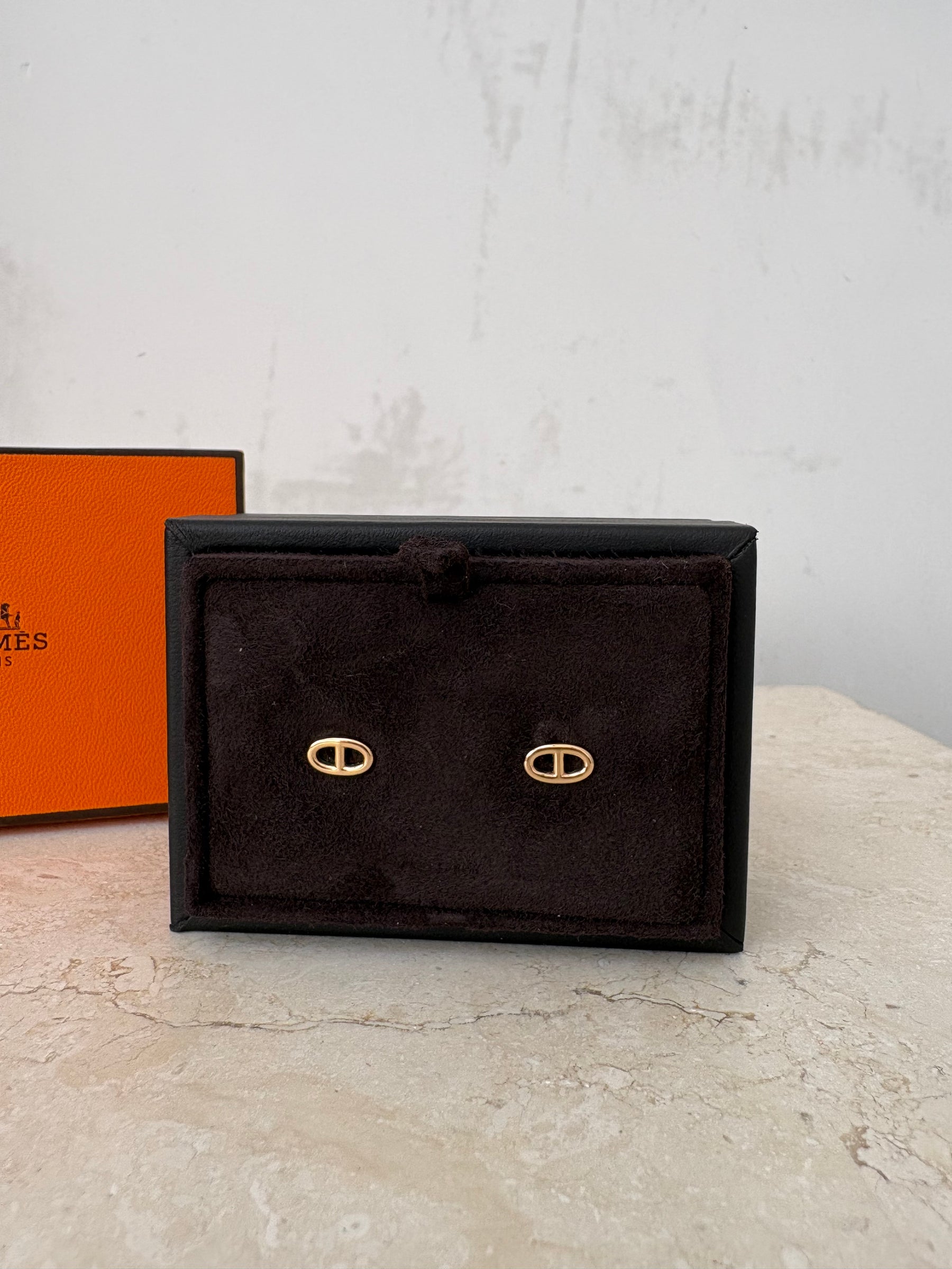 Hermès Rose Gold Farandole Earrings
