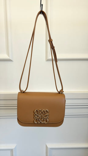 Loewe Warm Desert Small Goya Bag in Silk Calfskin