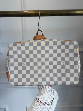 Louis Vuitton Canvas Damier Azur Hampstead PM Tote