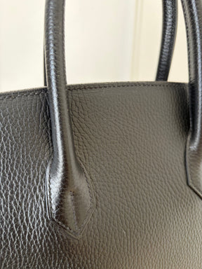 Hermès Birkin 35 in Black Ardennes Leather with Gold Hardware