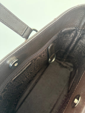 Chanel Chocolate Bar Leather Tote Bag