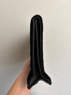 Proenza Schouler Black Ponyhair Ps1 Clutch