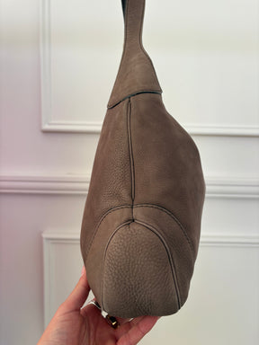 Gucci Taupe Nubuck Jackie Bag