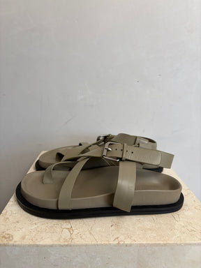 A.EMERY Sage Leather Sandal, 38