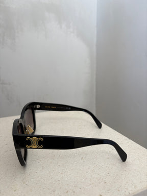 Celine Triomphe Oversized Sunglasses Black