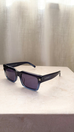 Givenchy Rectangle Blue Sunglasses