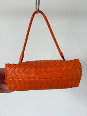 Bottega Veneta Intracciato Mini Bag Orange