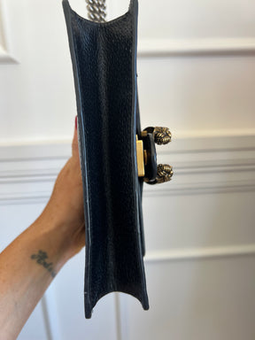 Gucci Mini Web Dionysus Shoulder Bag Black