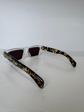 Jacques Marie Mage x Haider Ackerman Clear and Tortoiseshell Melchior Sunglasses