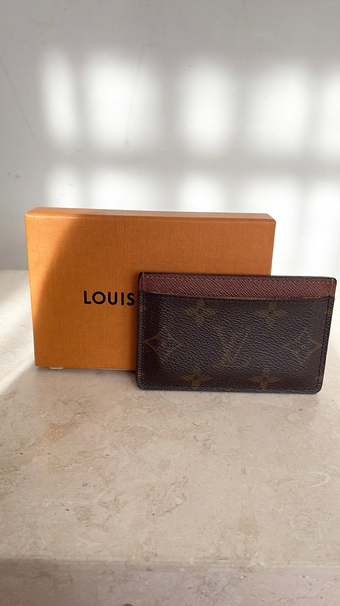 Louis Vuitton Canvas Monogram Card Holder